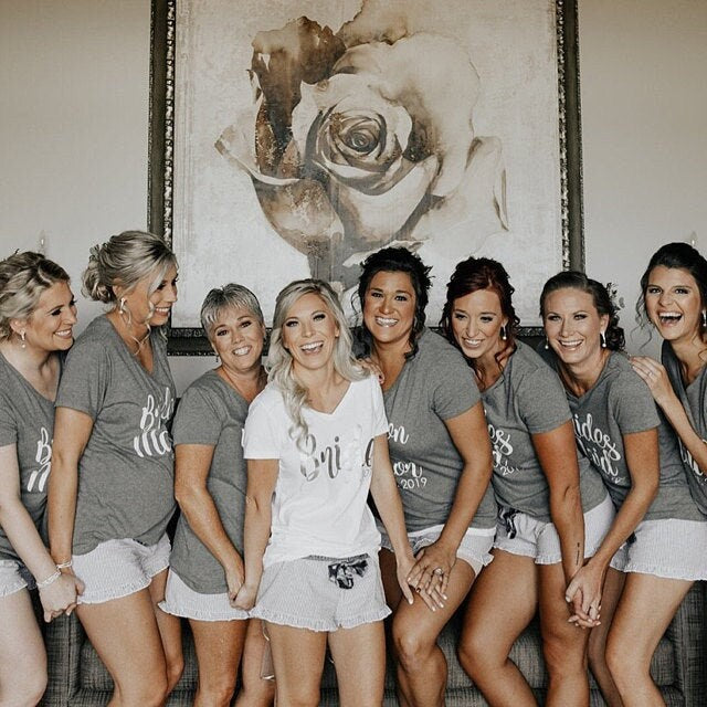 bachelorette party shirts, bridesmaid shirts, bridesmaid tshirts, bridal party, wedding party, maid of honor, bride, bridesmaid gift, gold