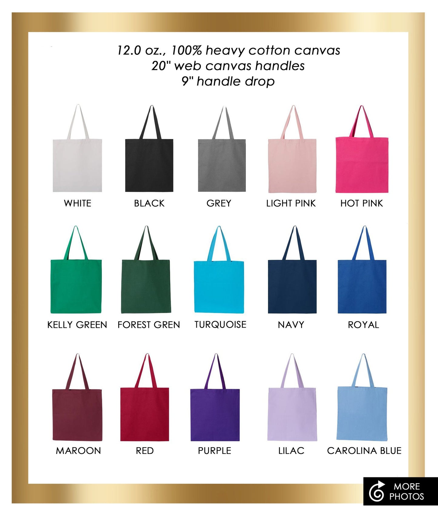Library Tote Bag, Book Bag, Tote Bag For Women, Personalized Tote Bag, Initial Bridesmaid Bag, Bachelorette Gift Bag with Name 8-21