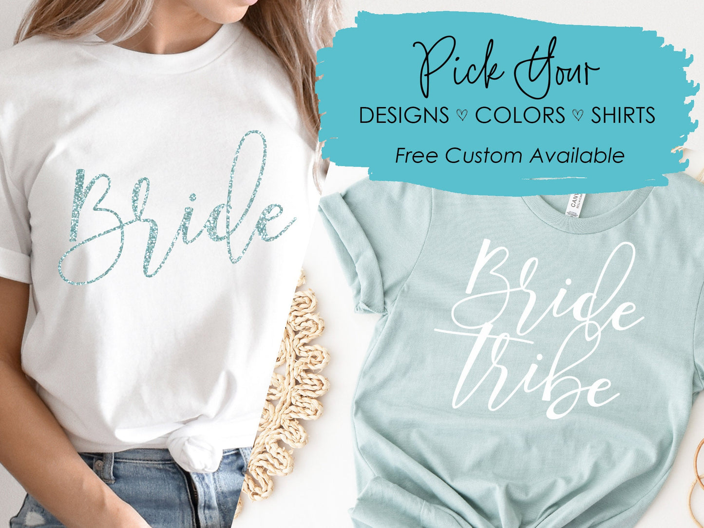 Bride Tribe Bachelorette Shirts / Sage Bridesmaid Shirts / Perfect Bridesmaid Gift / Bride Shirt