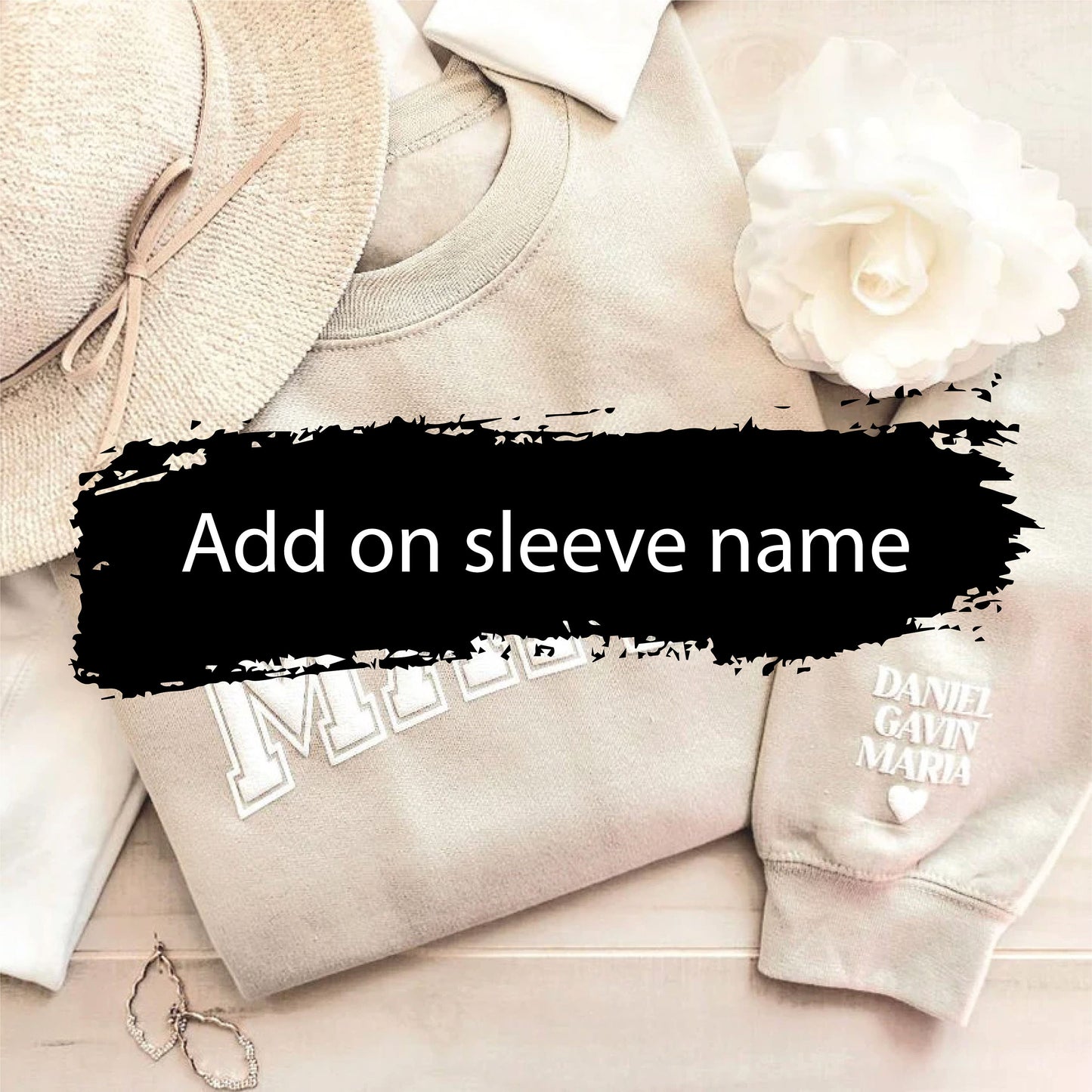Add on sleeve name