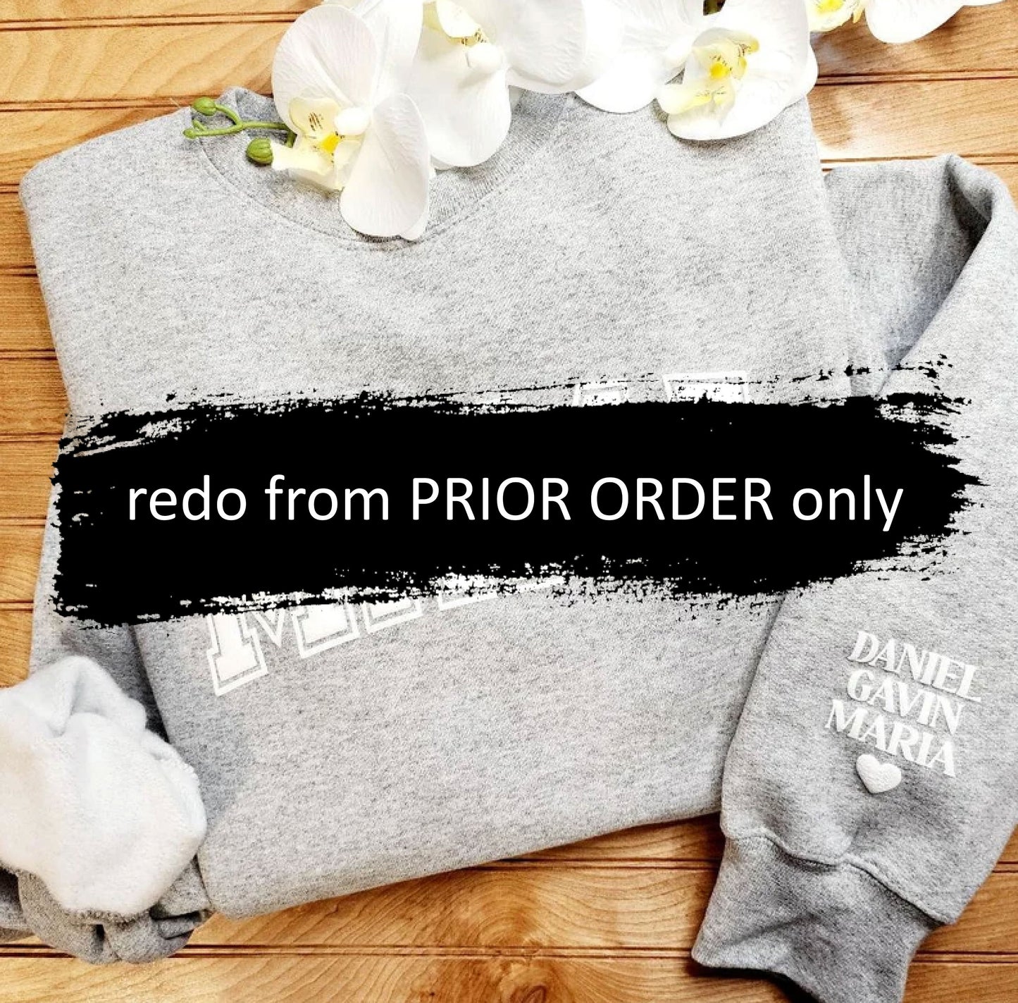 Redo from PRIOR ORDER ONLY