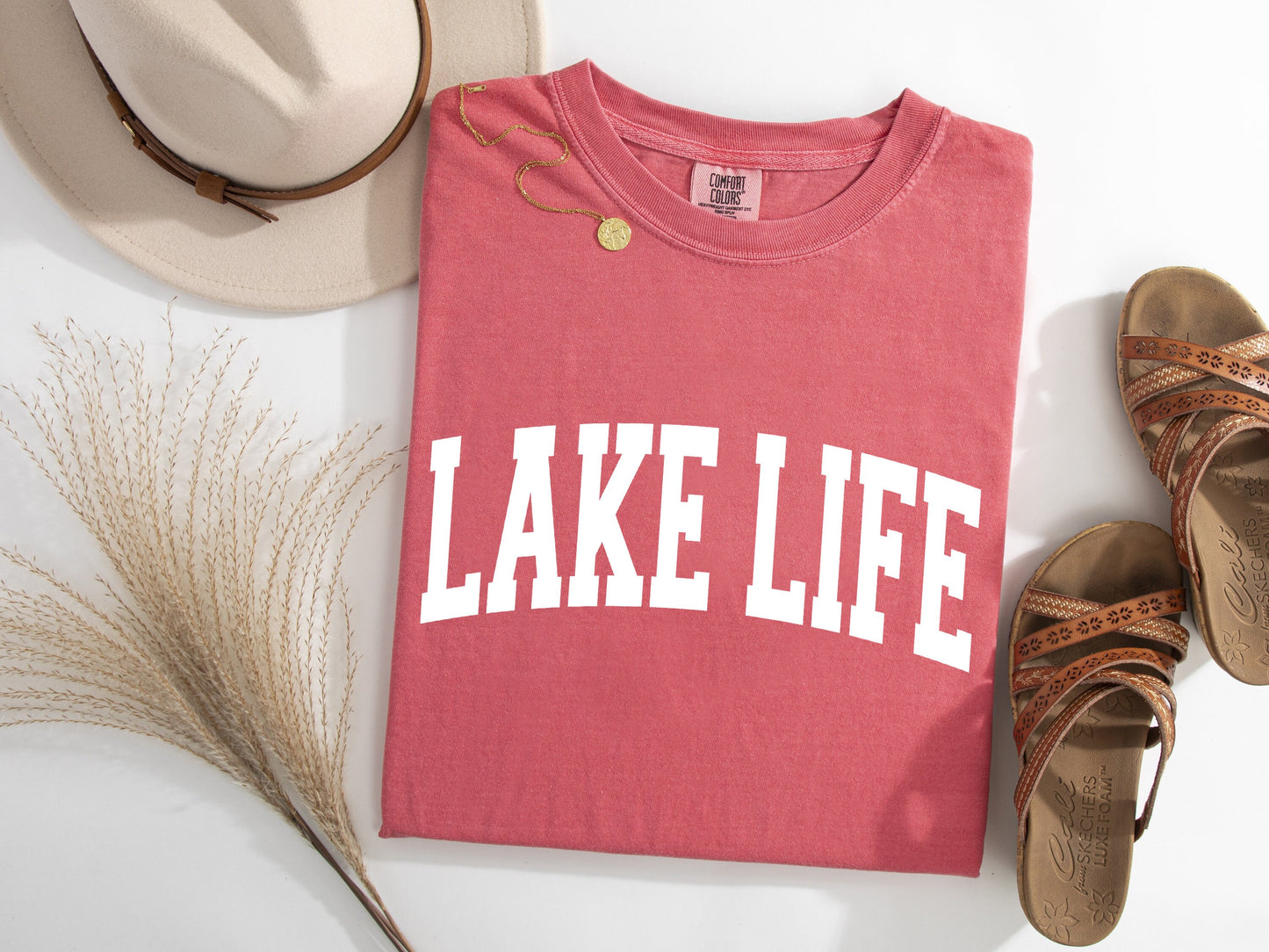 Lake Life Shirt Comfort Colors Athletic, Lake Tshirt, Boating Shirt, Gift For Adventurer, Family Travel Apparel, Camper Clothing, Lake Vibe