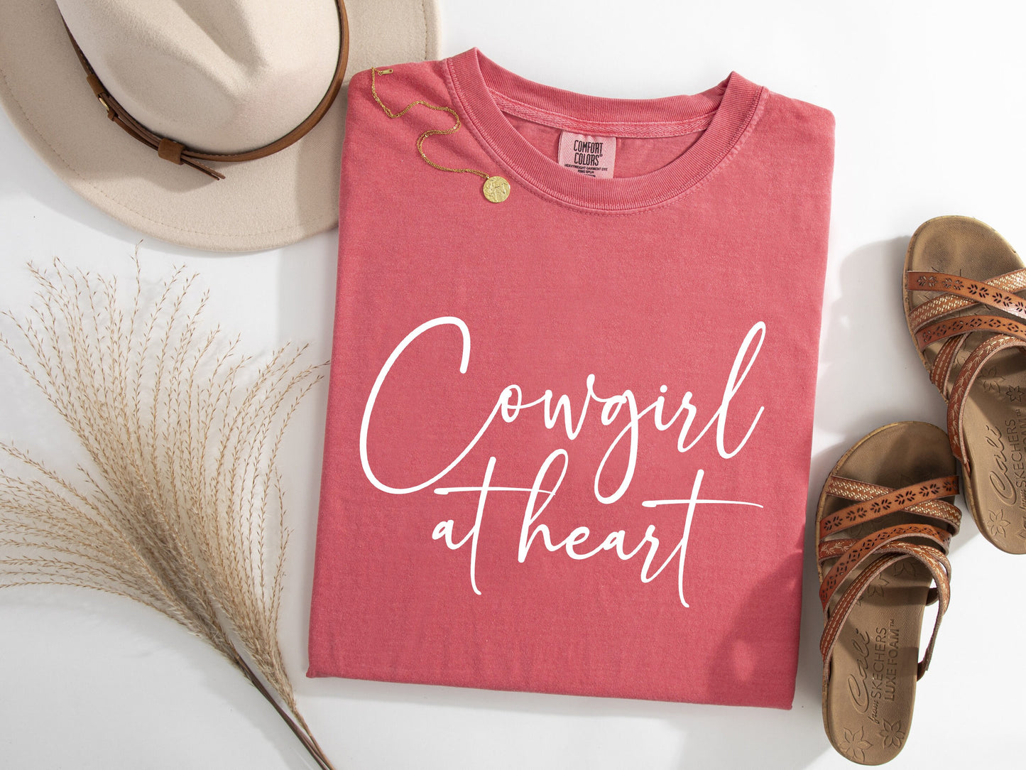 Cowgirl at Heart, Cowgirl Shirt, Comfort Colors Tee Shirt, Western Shirt, Western Cowgirl, Country Girl shirt, Rodeo Shirt, Country Western