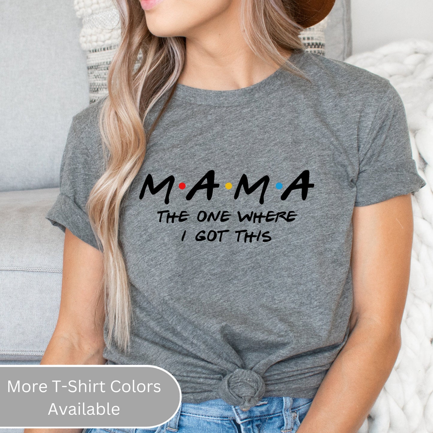 Mama Shirt You Got this, Personalized Kid Names on Sleeve, Minimalist Mama Tee, Gift for Her, Custom Baby Shower Gift