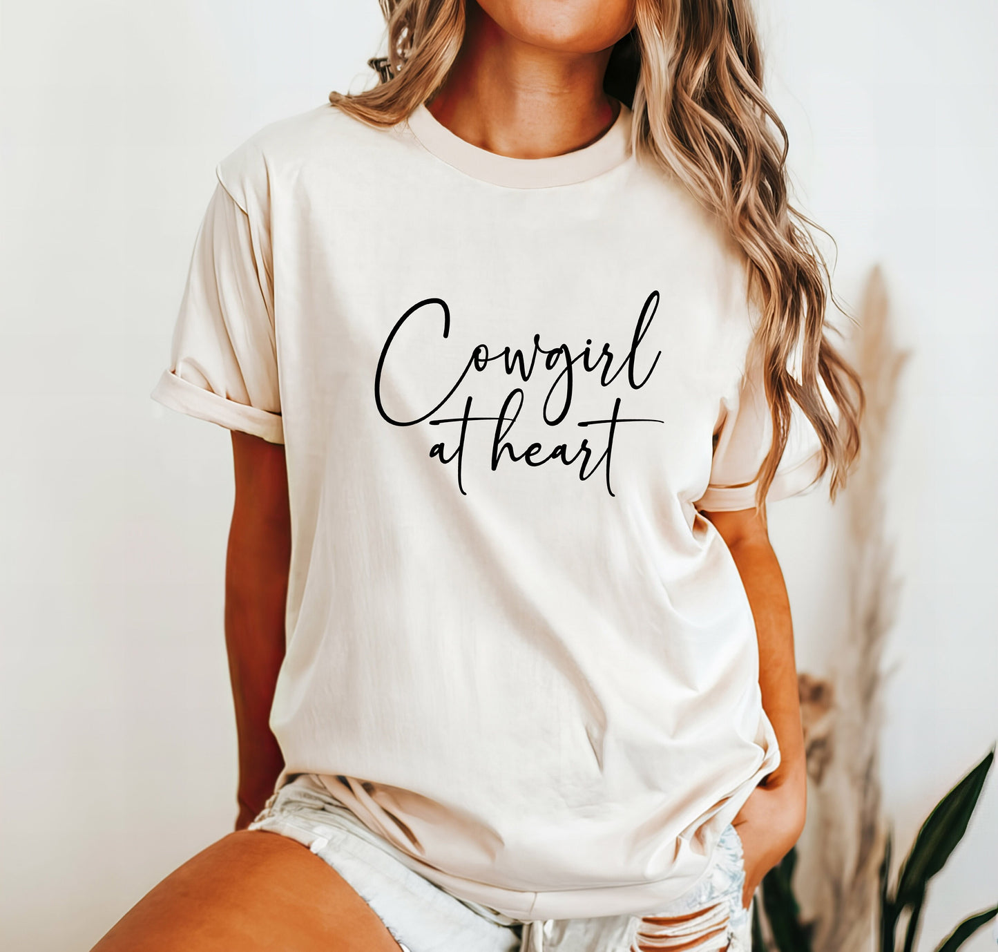Cowgirl at Heart, Cowgirl Shirt, Comfort Colors Tee Shirt, Western Shirt, Western Cowgirl, Country Girl shirt, Rodeo Shirt, Country Western