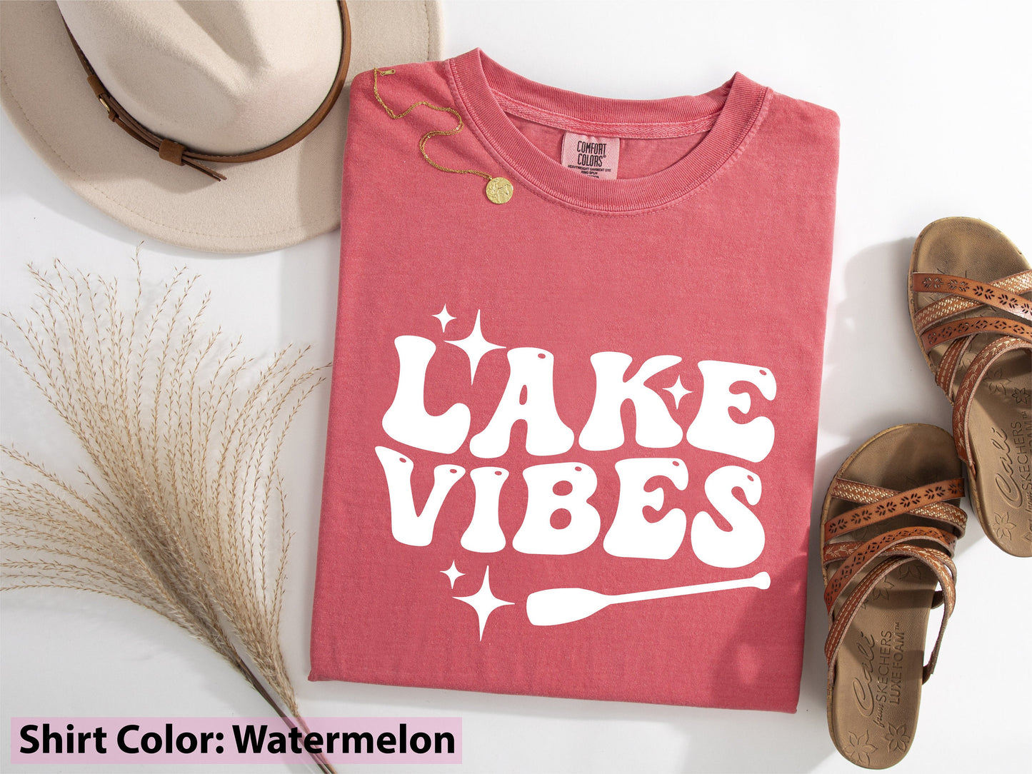 Lake Vibes Shirt, Boating Shirt, Lake Vacation Tshirt, Boatin tee, Lake Life, Retro Summer Shirt, Vacation shirt, Family Vacation shirt