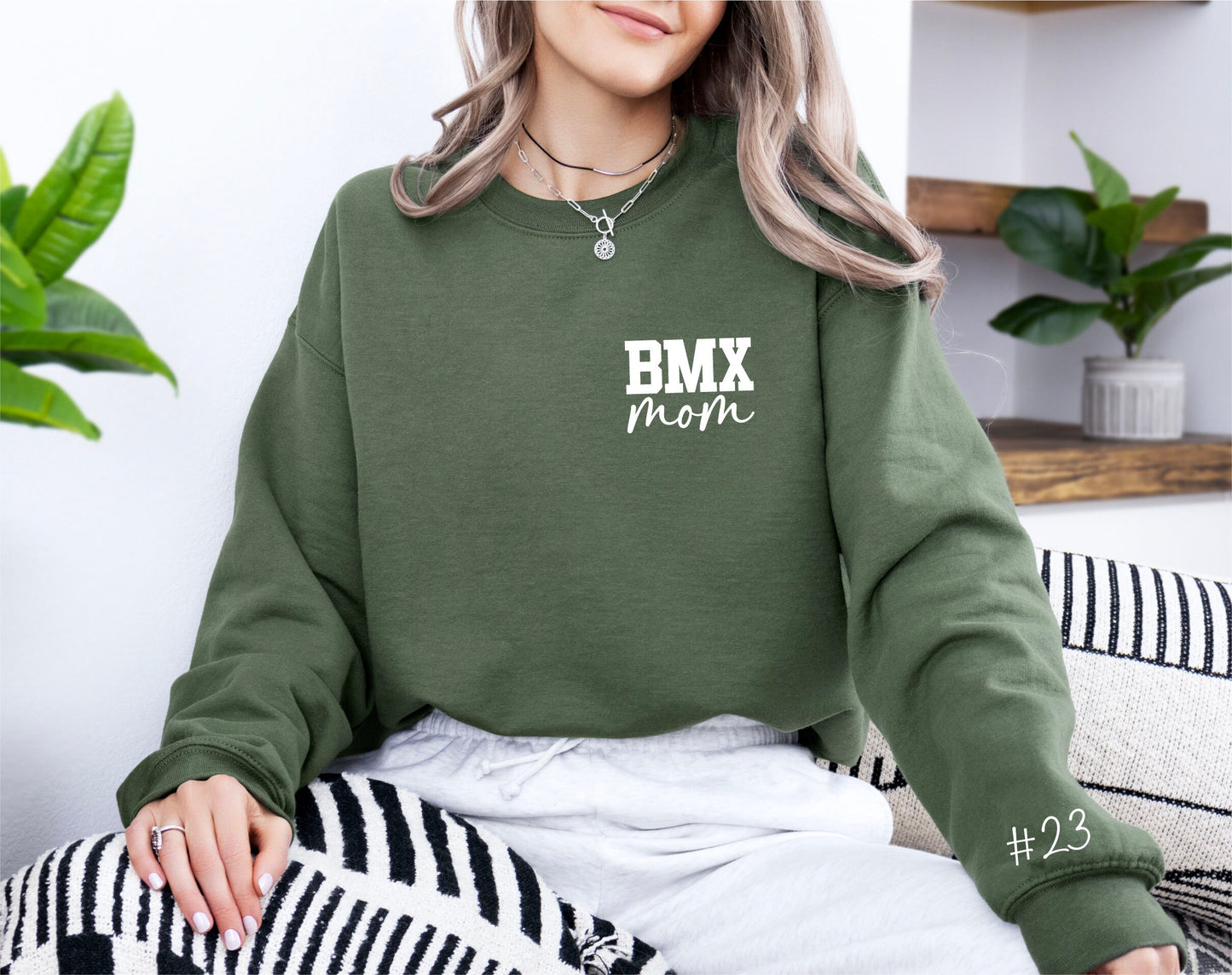 BMX Mom Sweatshirt, BMX Mom Personalized, BMX Mom Gift, Bmx Parent Sweatshirt, Custom Sports Mom Sweatshirt, Race Mom Sweatshirt