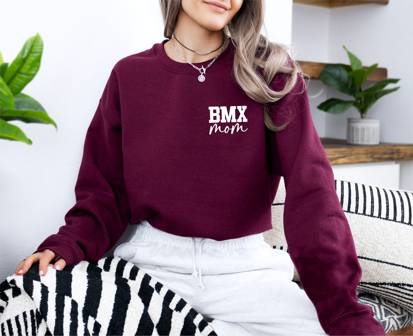 BMX Mom Sweatshirt, BMX Mom Personalized, BMX Mom Gift, Bmx Parent Sweatshirt, Custom Sports Mom Sweatshirt, Race Mom Sweatshirt