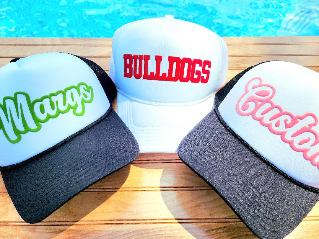 Customizable Trucker hat, Custom Trucker Cap, Snapback, Personalized Trucker Hats, No Minimum