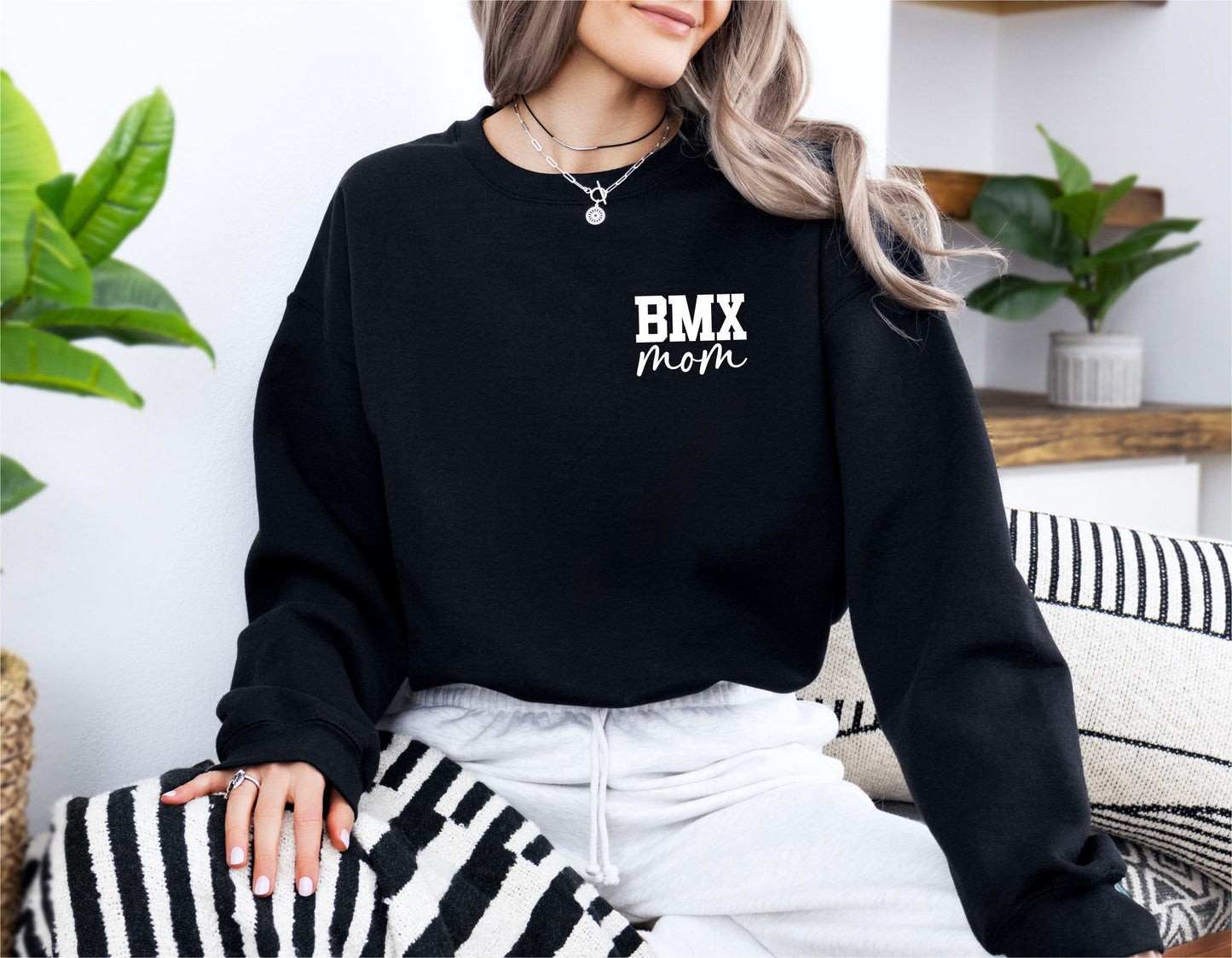 BMX Mom Sweatshirt, BMX Mom Personalized, BMX Mom Gift, Bmx Parent Sweatshirt, Custom Sports Mom Sweatshirt, Race Mom Sweatshirt