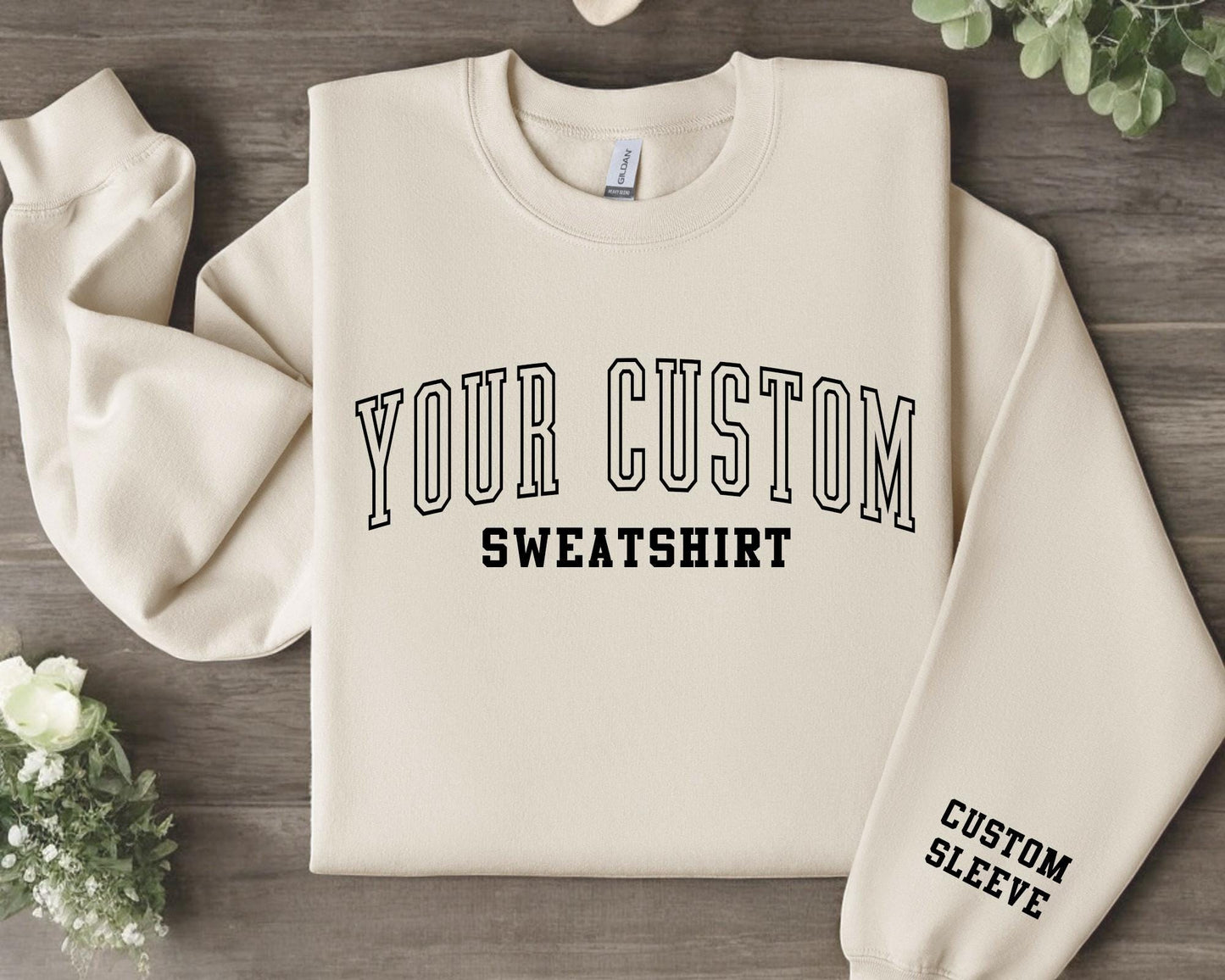 Custom Personal Sweatshirt, Team Name Sweater, Mascot School Spirit, Cheer, Football Quote, Vintage Shirt, College Letters Hoodie