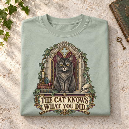 The Cat Knows What You Did Shirt