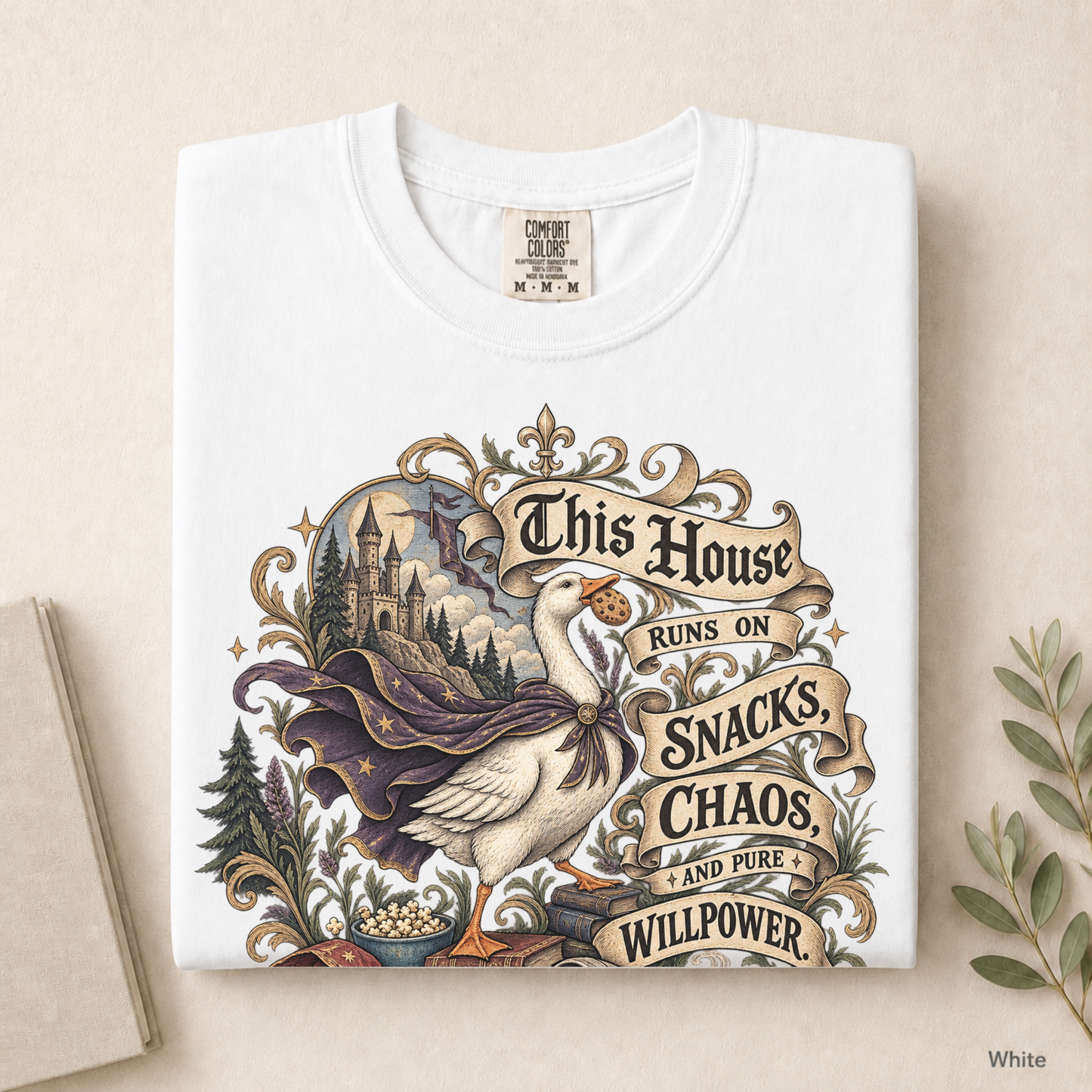 This House Runs on Snacks Chaos and Pure Willpower Shirt