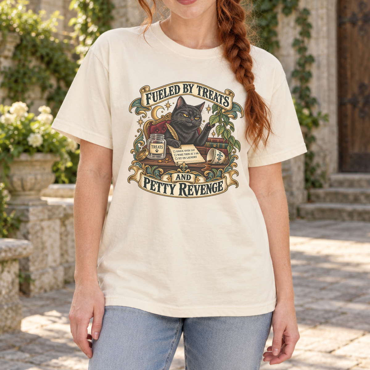 Fueled by Treats and Petty Revenge Shirt