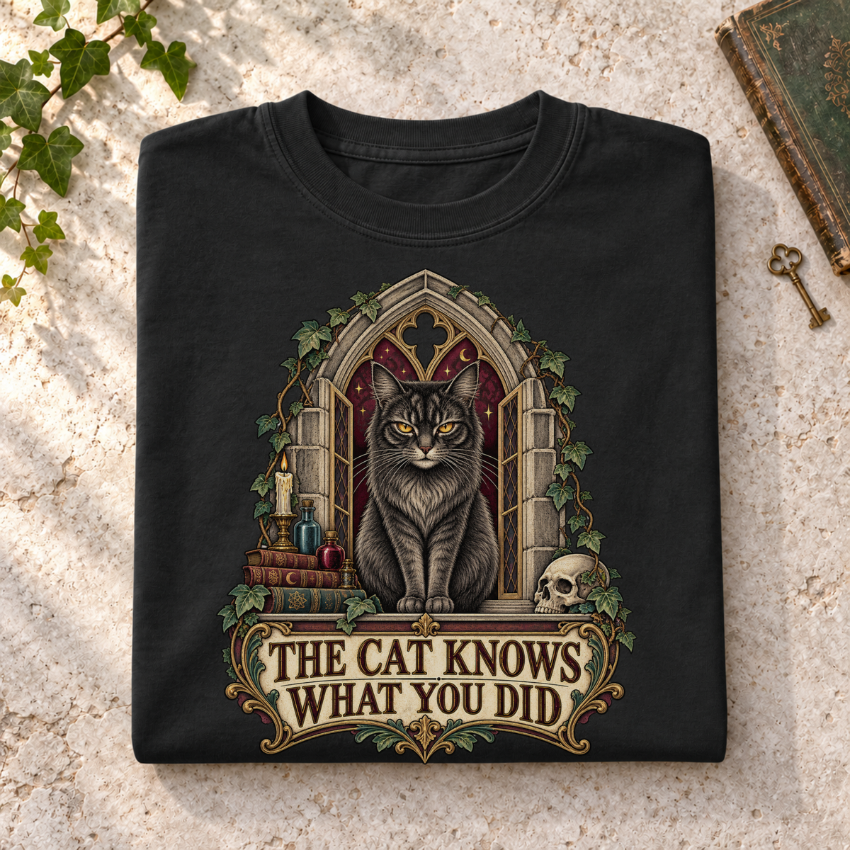 The Cat Knows What You Did Shirt