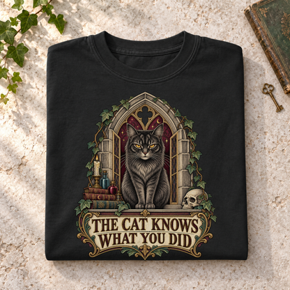 The Cat Knows What You Did Shirt