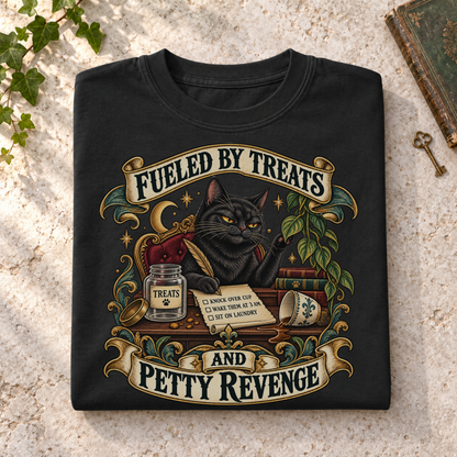Fueled by Treats and Petty Revenge Shirt