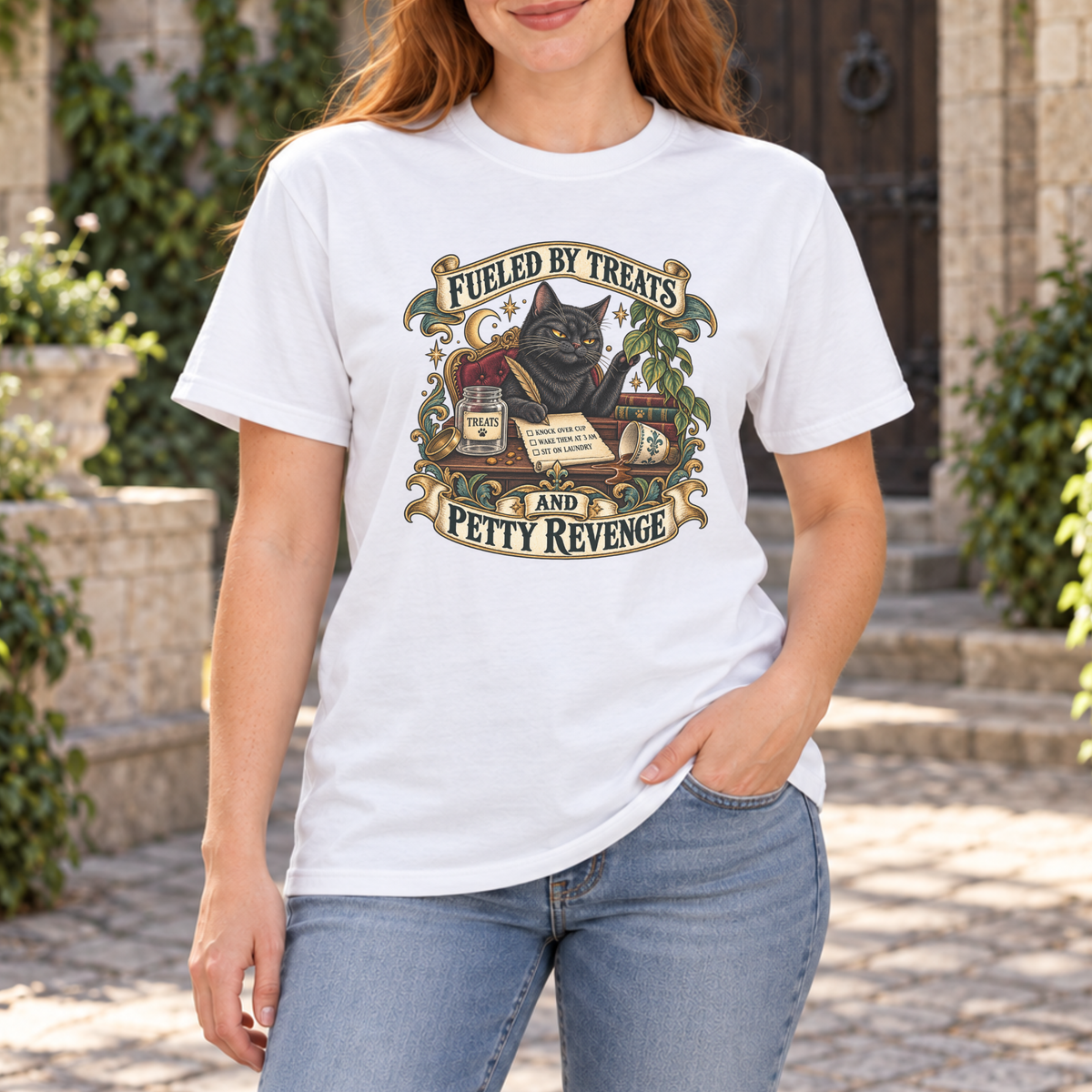 Fueled by Treats and Petty Revenge Shirt