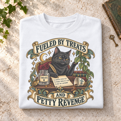 Fueled by Treats and Petty Revenge Shirt
