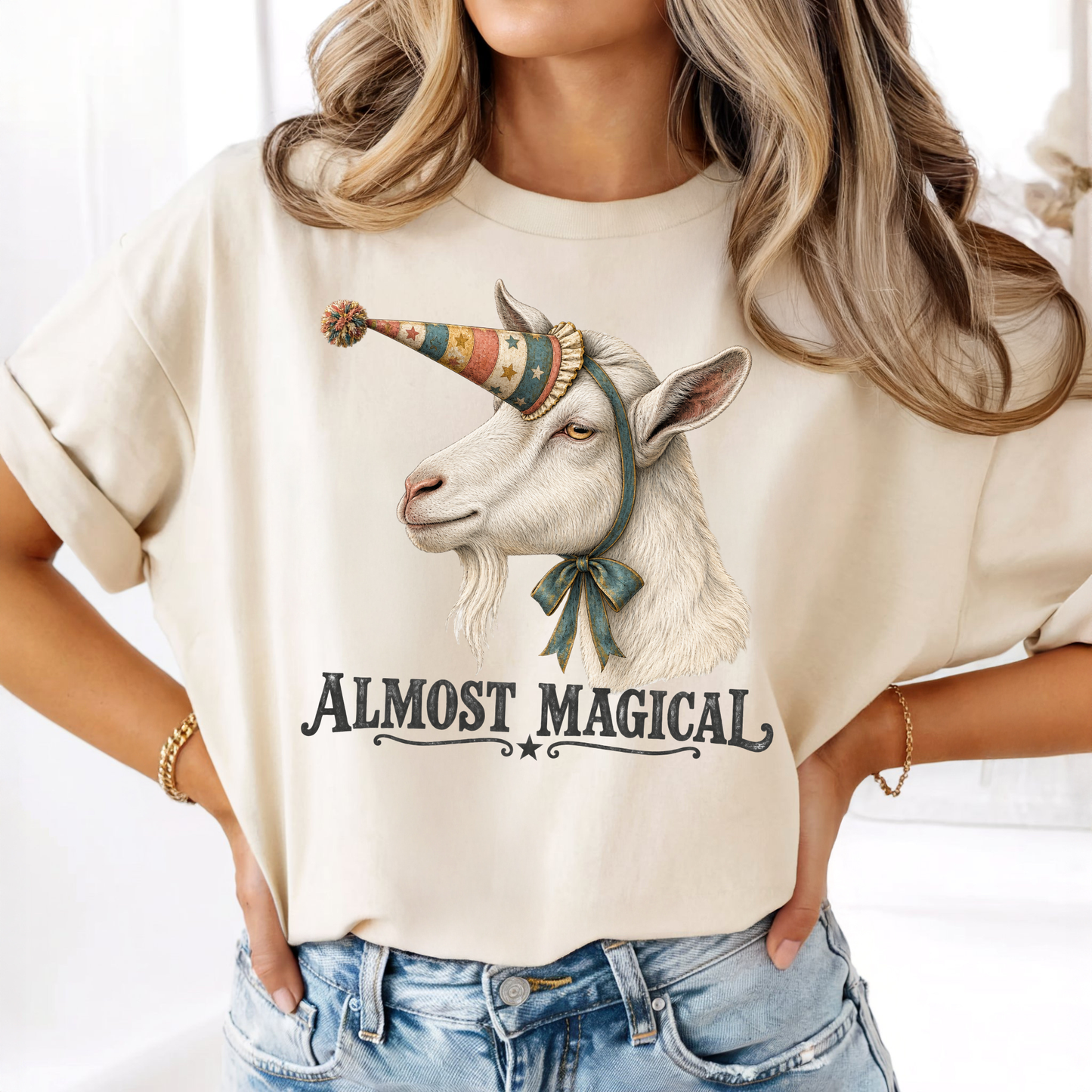 Fuuny Goat Almost Magical Tee
