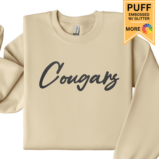 Custom School / Team Sweatshirt (Font 25)