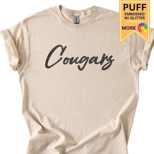 Custom School / Team Gildan Tee Shirt (Font 25)