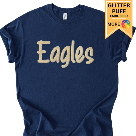 Custom School / Team Gildan Tee Shirt (Font 24)