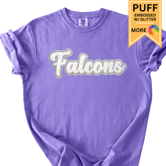 Custom School / Team  Comfort Color Tee Shirt (Font 20)