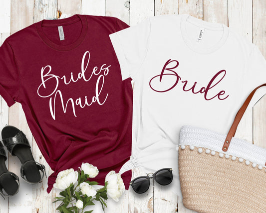 bachelorette party shirts, maroon burgundy bachelorette shirts, bridesmaid shirts getting ready, maid of honor shirt, proposal box 7-28