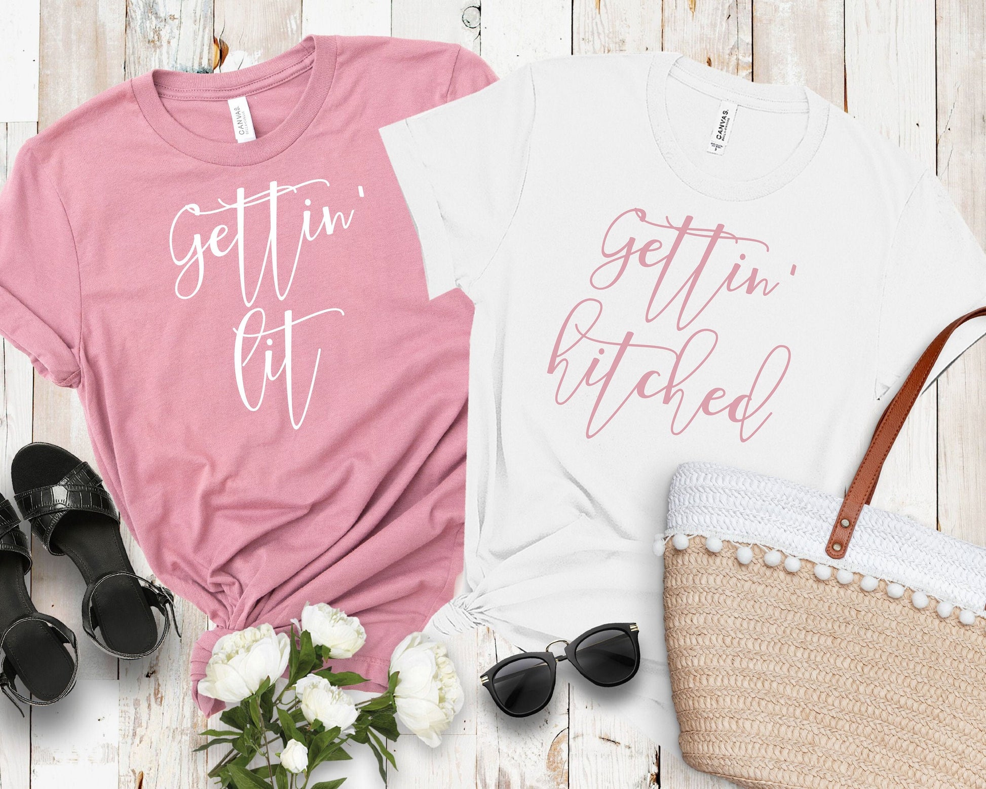 Getting Lit Shirt, Getting Lit Getting Hitched, Getting Hitched Tshirt, Bridesmaid Shirts, Bridesmaid Proposal, Funny Bachelorette 6-21