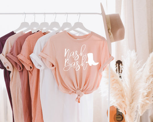 Nashville Bash Shirt, Nashville Bachelorette, Nashville Bride Shirt, Nashville Bridal Party, Bridesmaid Shirt, Bachelorette Party Shirt 6-21