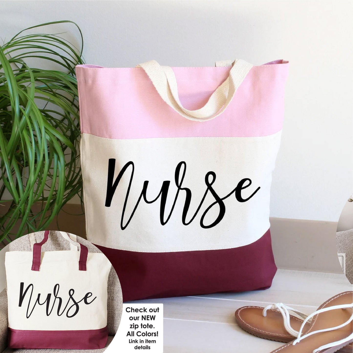 lpn tote bag, rn tote bag, tote bag for nurses, tote bags for nurses, nurse tote bag, canvas tote bag, personalized tote, personalized bag