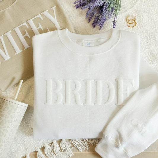 Bride Sweatshirt, Personalized Gift for Bride, Engagement Gift, I Said Yes Sweater, Bridal Shower Gift, Bride To Be, Custom Fiancee Sweater