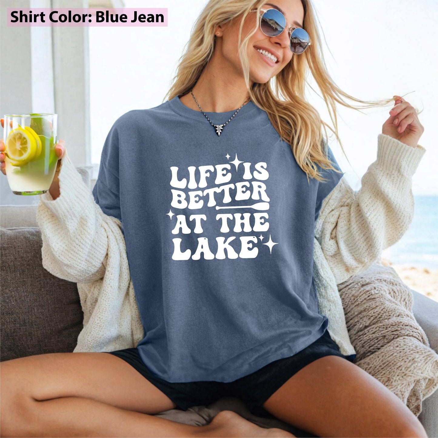 Life is Better at the Lake, Boating Shirt, Lake Vacation Tshirt, Boatin tee, Lake Life, Retro Summer Shirt, Family Vacation shirt