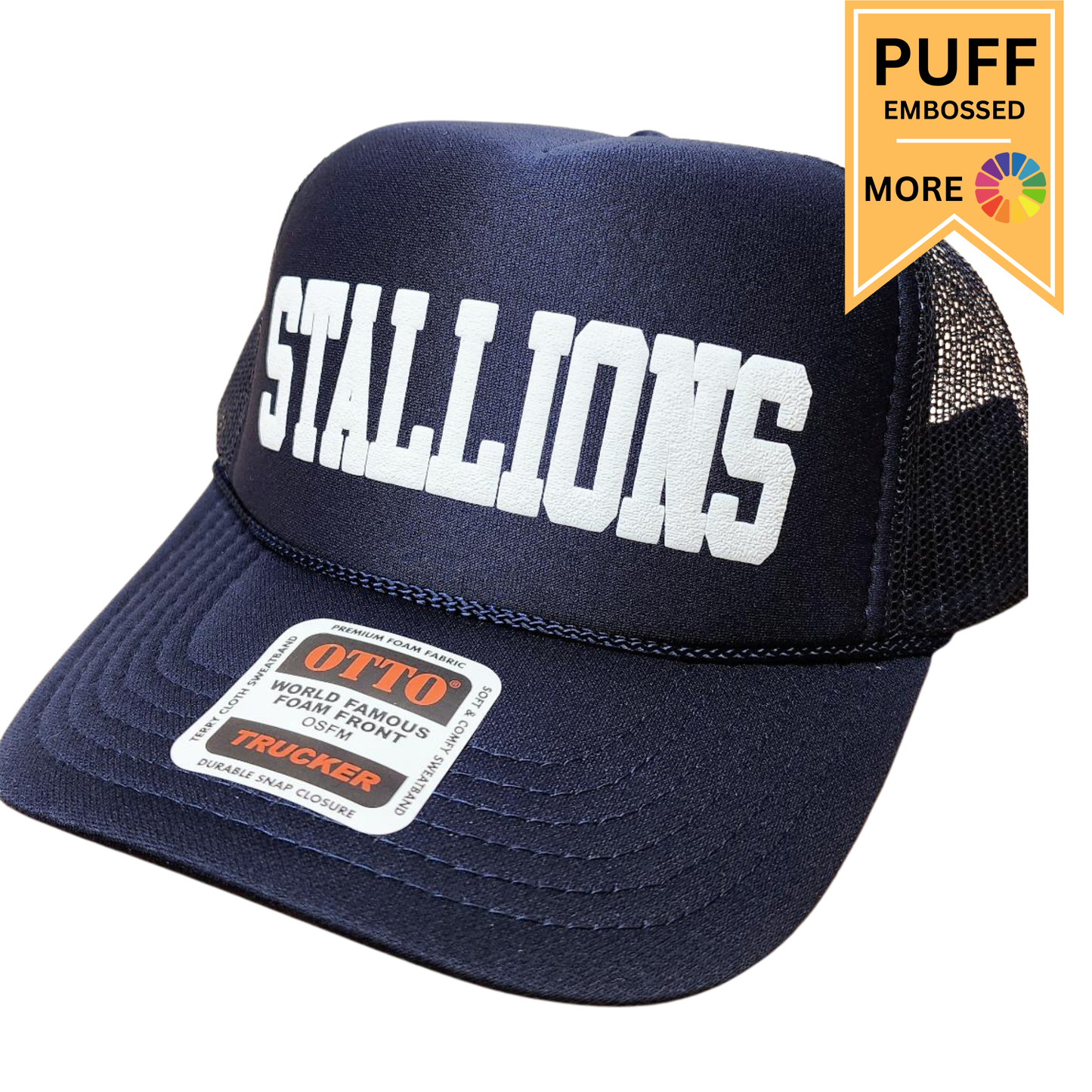 Custom School / Team Trucker Hat (Font 4)