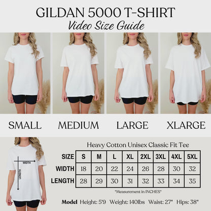 Custom School / Team Gildan Tee Shirt (Font 25)