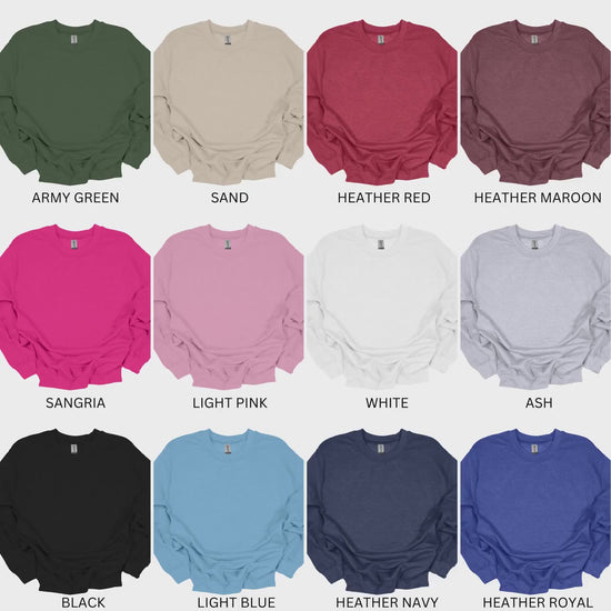 Custom Embossed Grandma Sweatshirt with Grandkids Names on Sleeve, Grandma Est Roman Numerals, Personalized Nana Sweater, New Grandma Gift